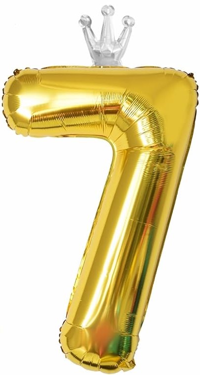 Цифра фольга Crown Gold 7