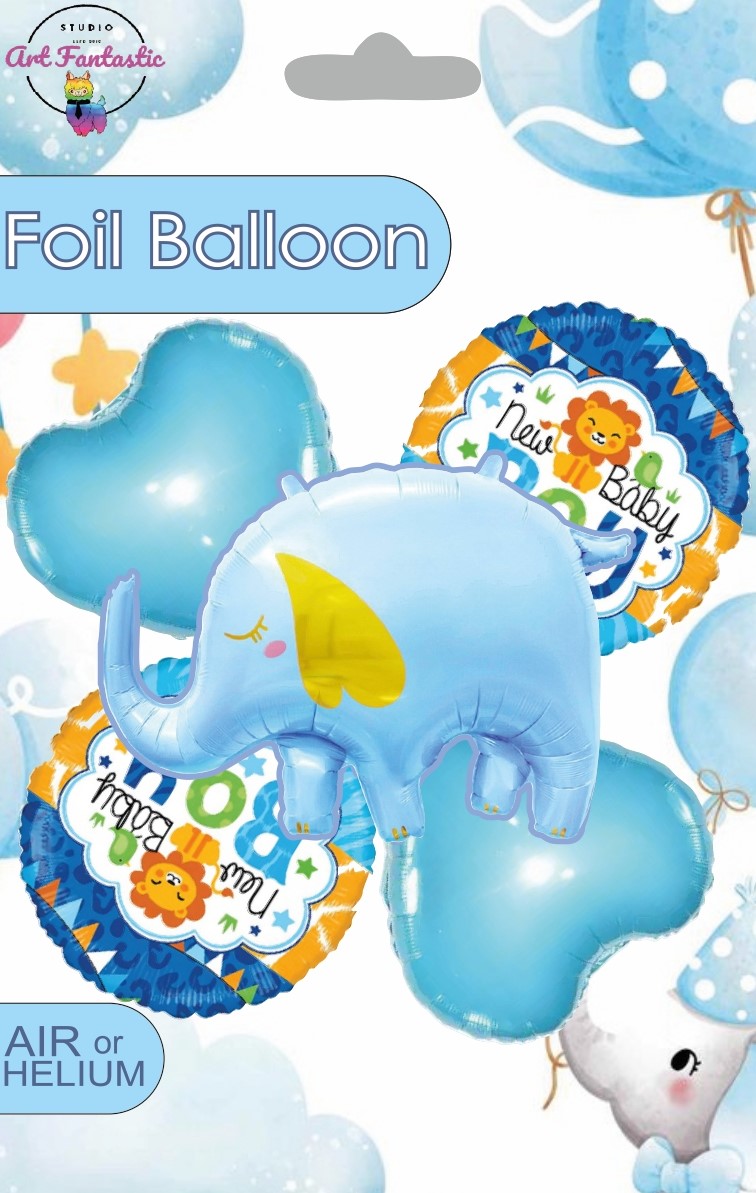Set Elephant Blue