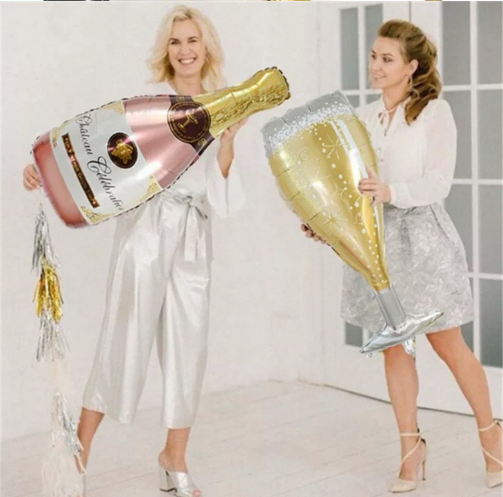 Figurina Champagne Rose