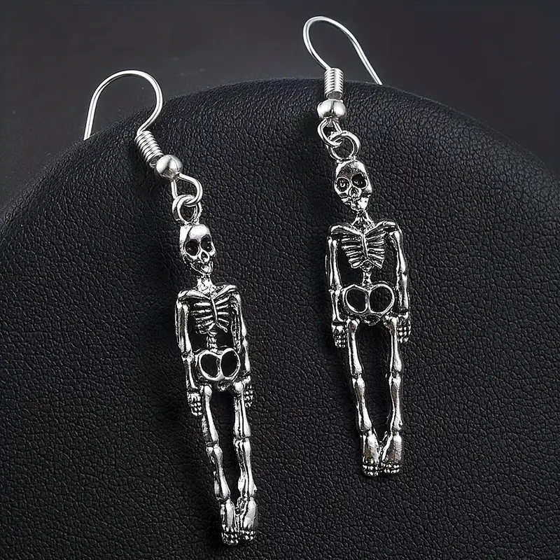 Серьги Скелетон