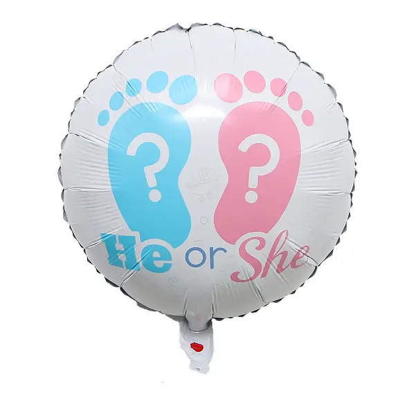 Фольгированный шар с рисунком Boy or Girl