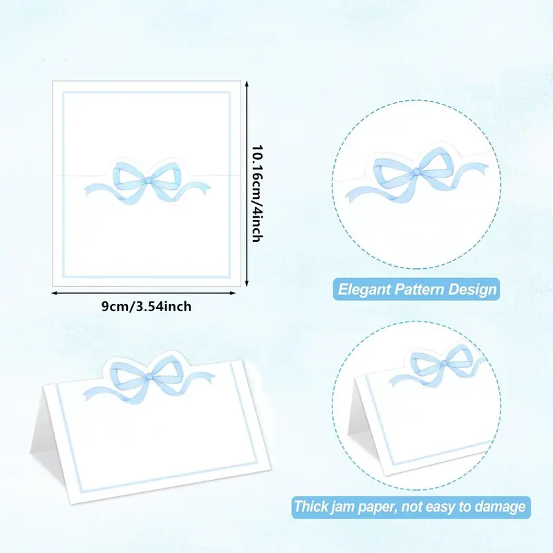 Carta de masa pentru nume cu design bant roz
