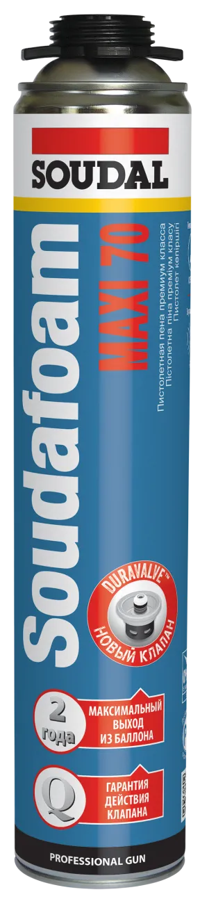 SOUDAL — SPUMĂ POLIURETANICĂ Soudafoam Maxi 70