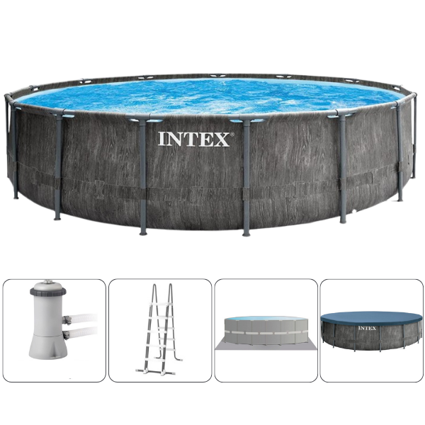 Piscina Cadru Metal PREMIUM GREYWOOD 457*122cm