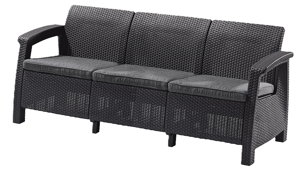 Set de mobilier de grădină NOVARA 5 piese Antracit