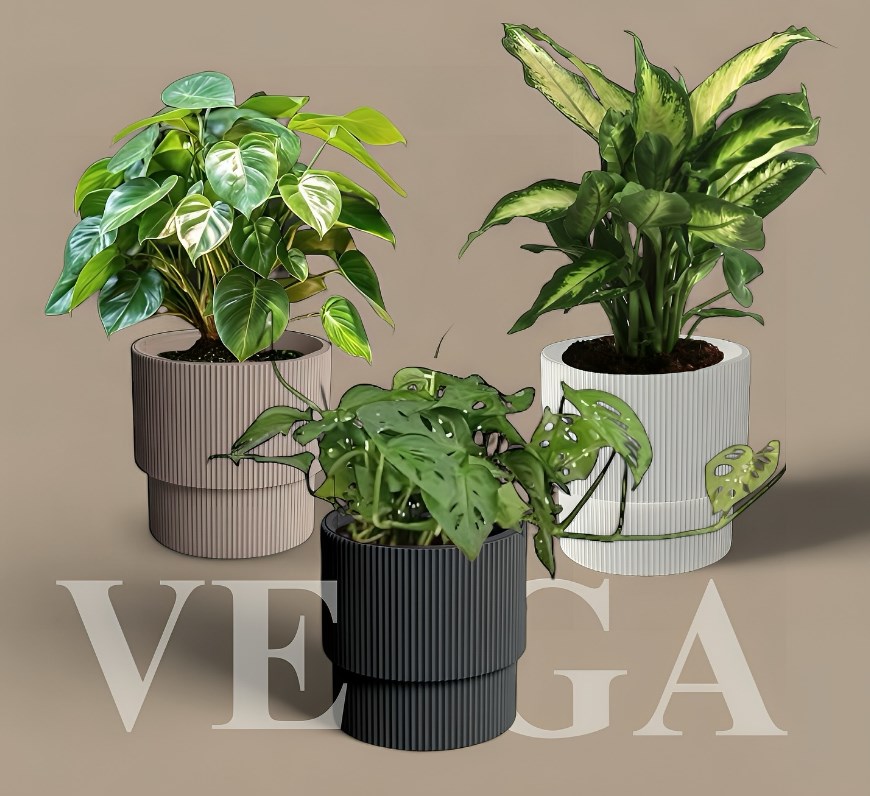 Ghiveci VEGA nr 3 Mocha