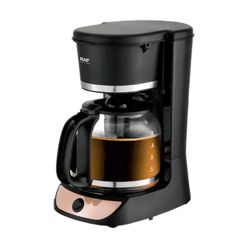 Cafetieră RAF R139 – 1.3L, 900W, Design Elegant din Plastic și Sticlă