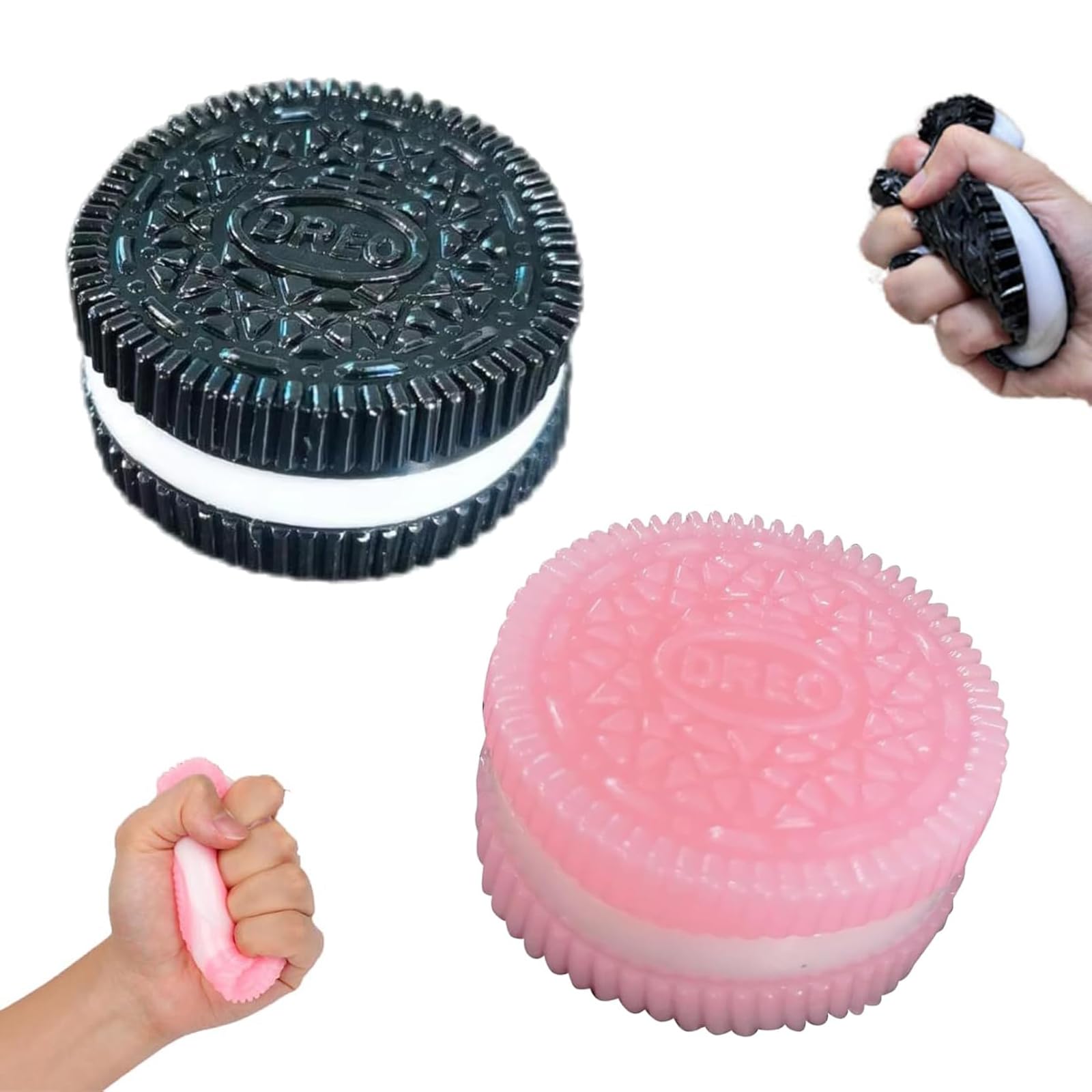 Jucărie „Squishy Oreo” – Moale, Realistă și Antistres!