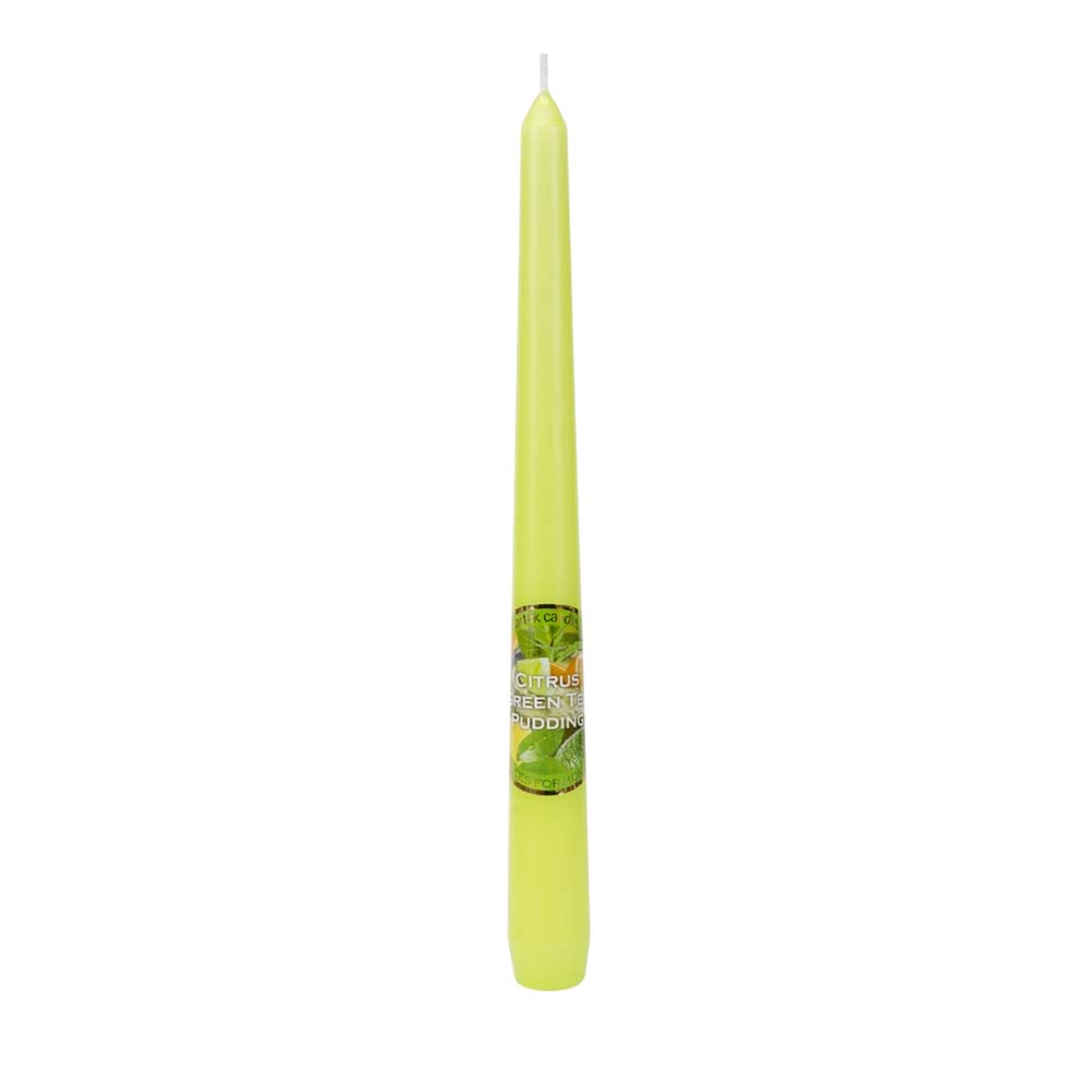 🕯️ Lumânare parfumată Aroma Green Tea Pudding – Conic 21x250 mm