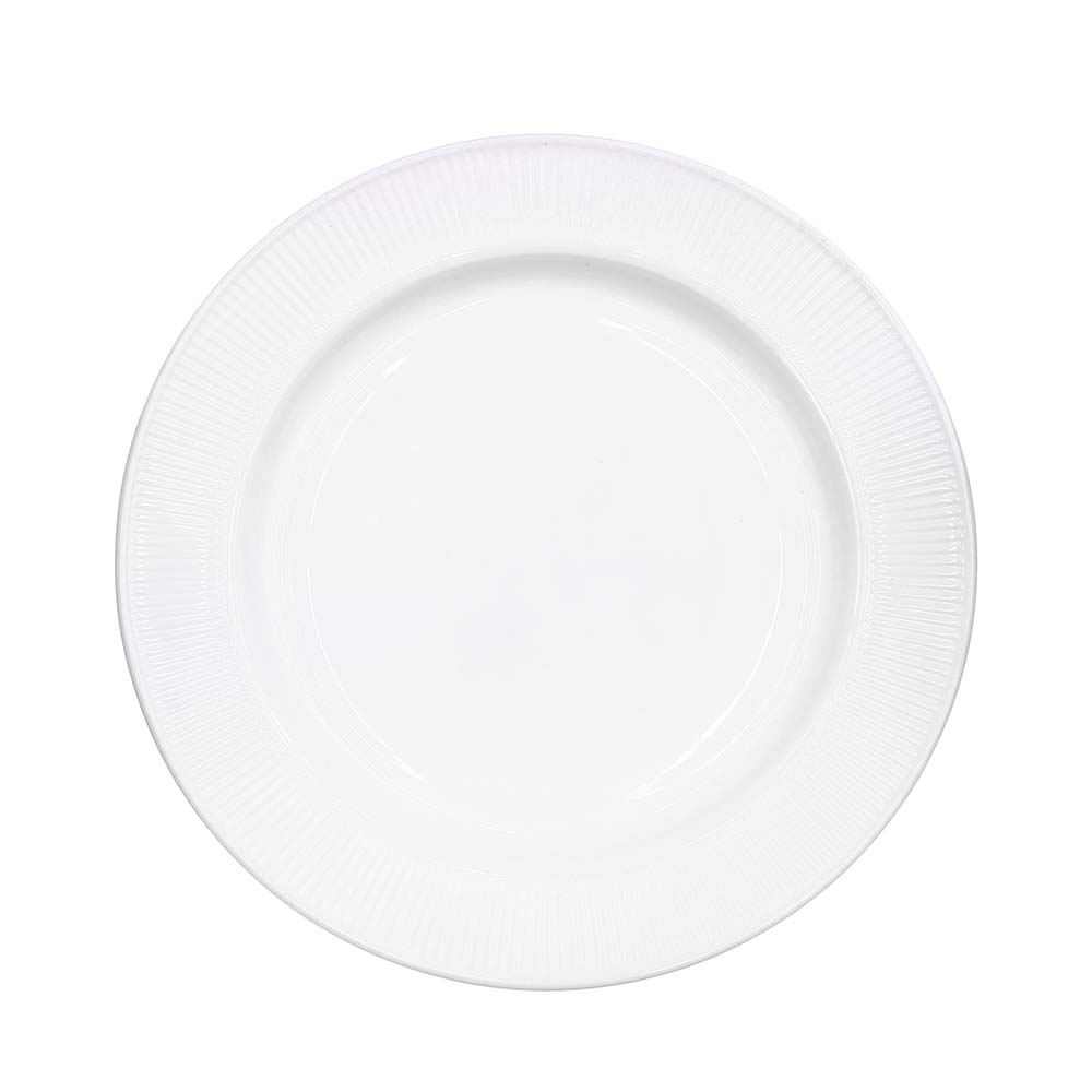 🍽️ Farfurie de servire albă – 25 cm
