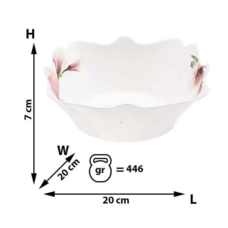🥗 Salatieră Ceramică cu Elemente de Sticlă – Design Elegant