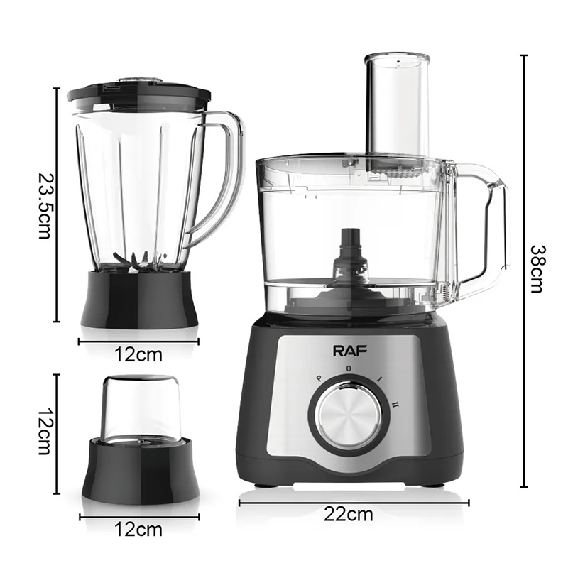 🥤 Robot de Bucătărie Multifuncțional 7 în 1 RAF – 3 Viteze, 1600 rpm, 1.5L