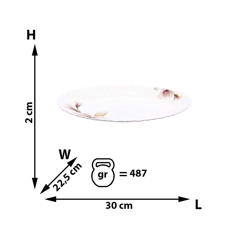 Platou din Ceramică Albă – Eleganță și Rafinament la Masă