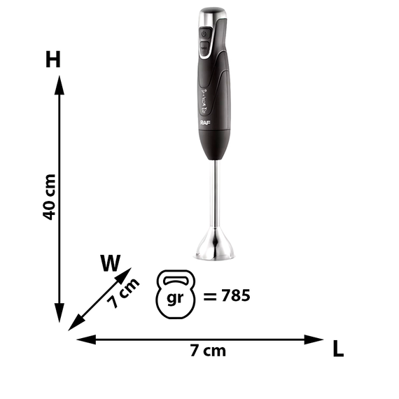 Mixeru Submersibil RAF R779 – Puternic, Versatil și Ușor de Utilizat