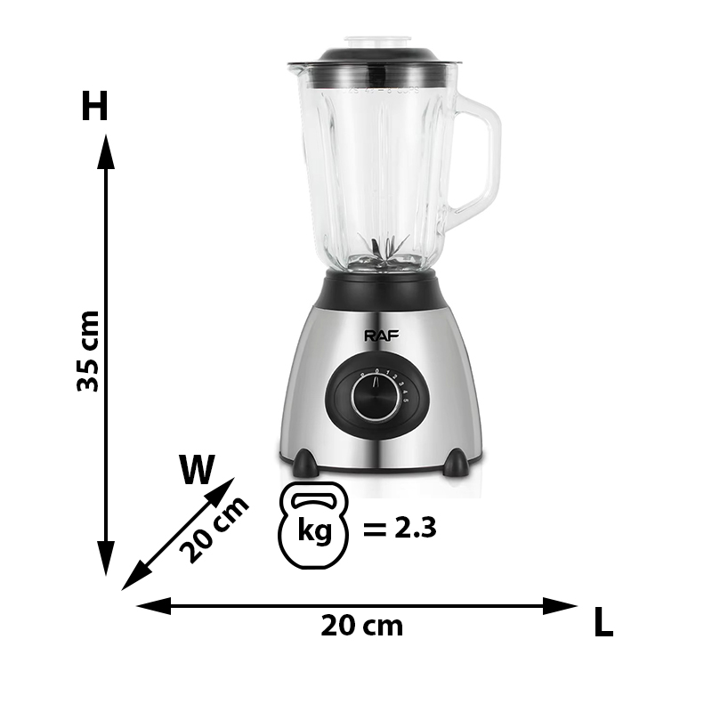 Blender staționar RAF R.295 – Putere și versatilitate în bucătăria ta!
