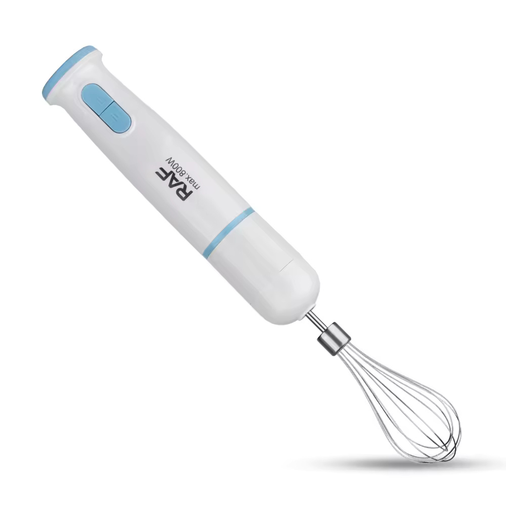 Blender RAF 3 în 1, Alb, 800W, 12 Viteze – Blender, Tocător și Tel într-un singur aparat