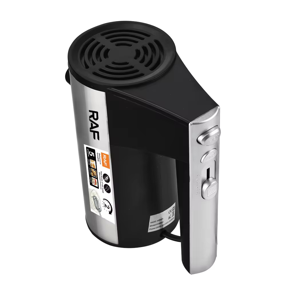 Mixer Electric RAF R6629, 450W, 5 Viteze, Palete și Cârlige pentru Aluat