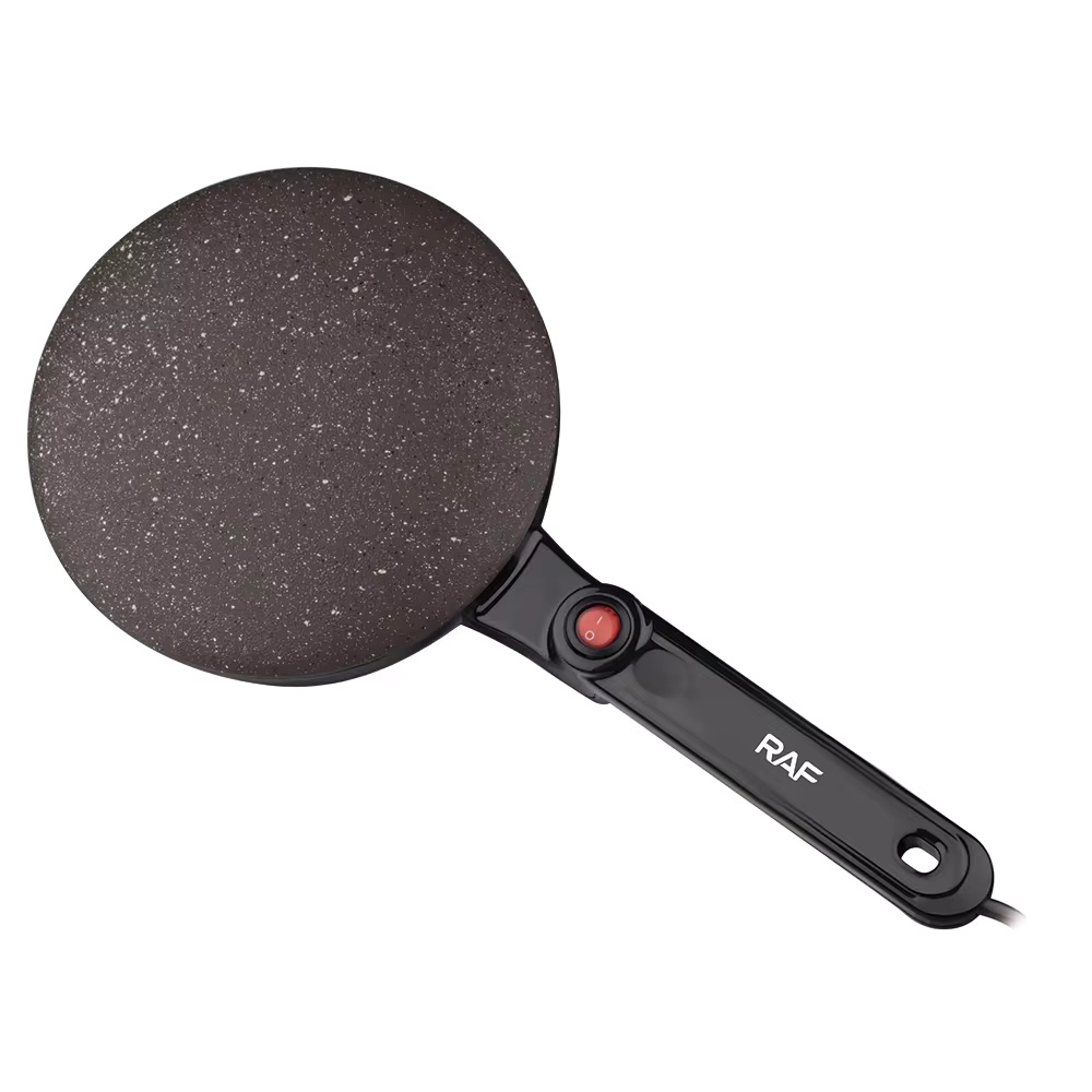 Plită pentru Clătite RAF R5209, 600W, Diametru 20 cm, Strat Antiaderent - Roșie
