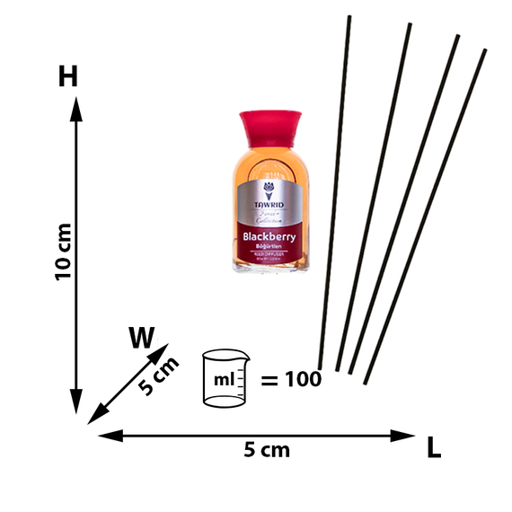 Difuzor Aromatic "Blackberry" 100 ml - Aromă Proaspătă de Mure pentru Interior