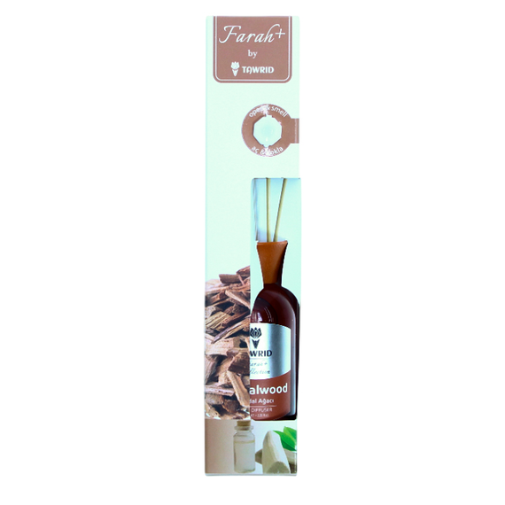 Difuzor Aromatic „Sandalwood” 100 ml - Aroma Caldă și Relaxantă a Lemnului de Santal