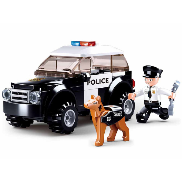 Set de construcție Sluban „SUV-ul Poliției” 🚔