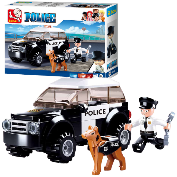 Set de construcție Sluban „SUV-ul Poliției” 🚔