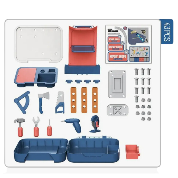 🛠️ Set de unelte pentru copii – Meșterește ca un profesionist! 🔧