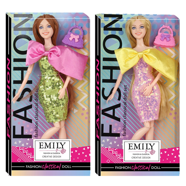 🎀 Păpușa Emily – Păpușa de Sărbătoare pentru Fetițe 🎀