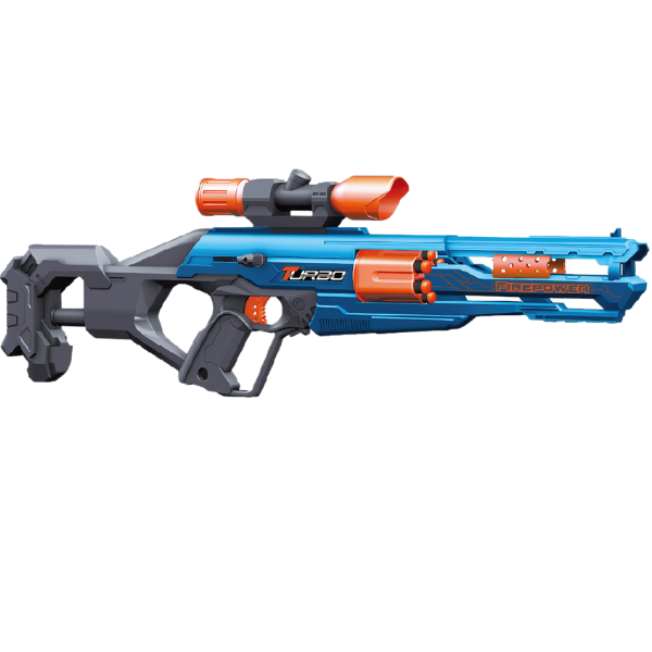 🔫 Blaster Electric cu 12 Gloanțe Moi – Distracție și Aventură pentru Copii! 🔫