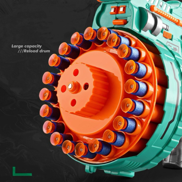 🔫 Blaster Automat cu 40 de Gloanțe Moi – Putere și Distracție! 🎯