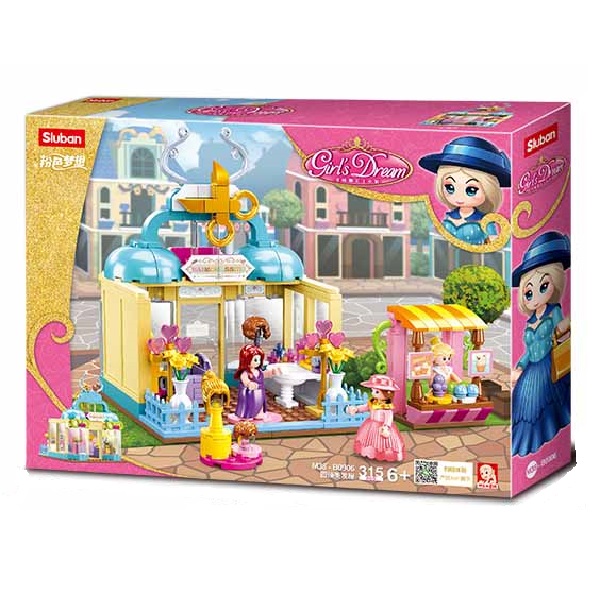 Setul de construcție Sluban Girl’s Dream „Salon de frumusețe”