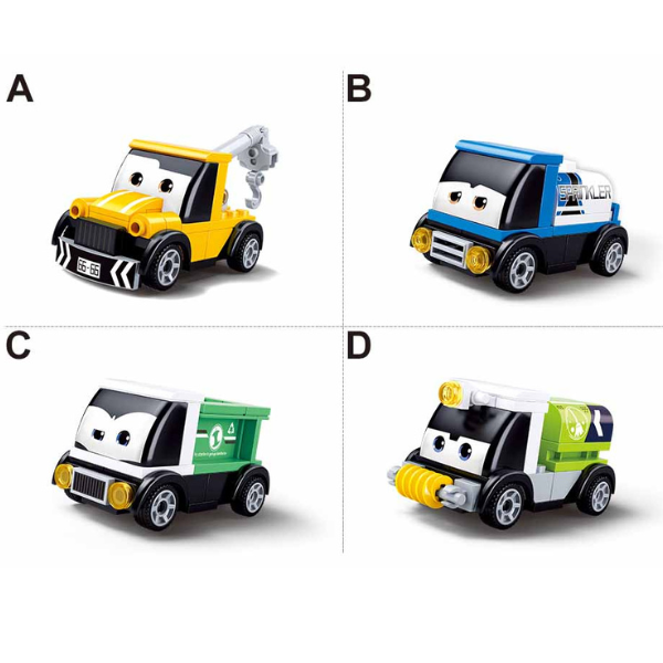 🚑 Set de Construcție – Mașini de Prim Ajutor (Power Bricks) 🚑