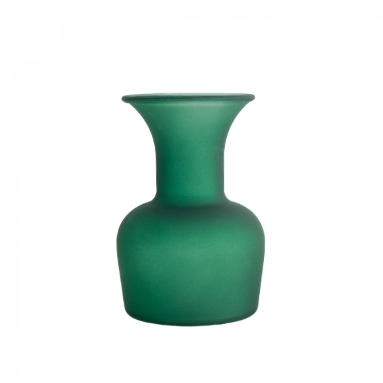 Vază CHICAGO 20 cm – Verde Mat 🌿