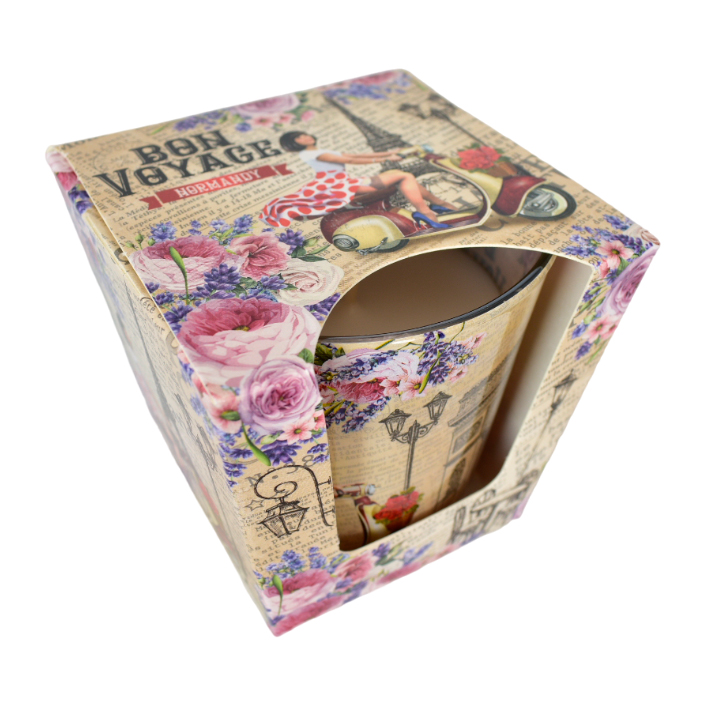🕯️ Sfeșnic Aromatic în Pahar Bon Voyage – Relaxare și Confort în Fiecare Împrejurare 🕯️