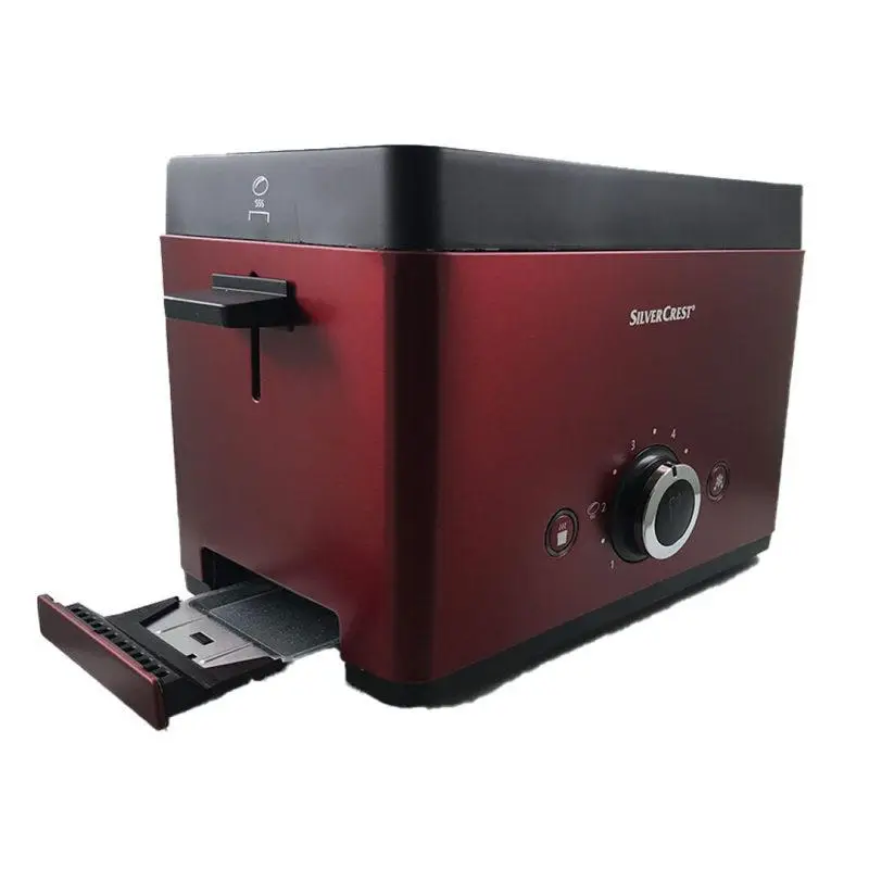 Тостер Silver Crest STS 850 A1 Red, 850W – Хрустящие Тосты Каждое Утро