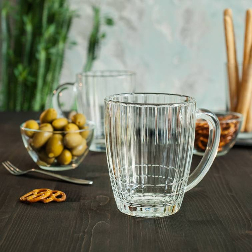 Halbă bere NOSTALGIE 500 ml OSZ – Sticlă rezistentă, design clasic