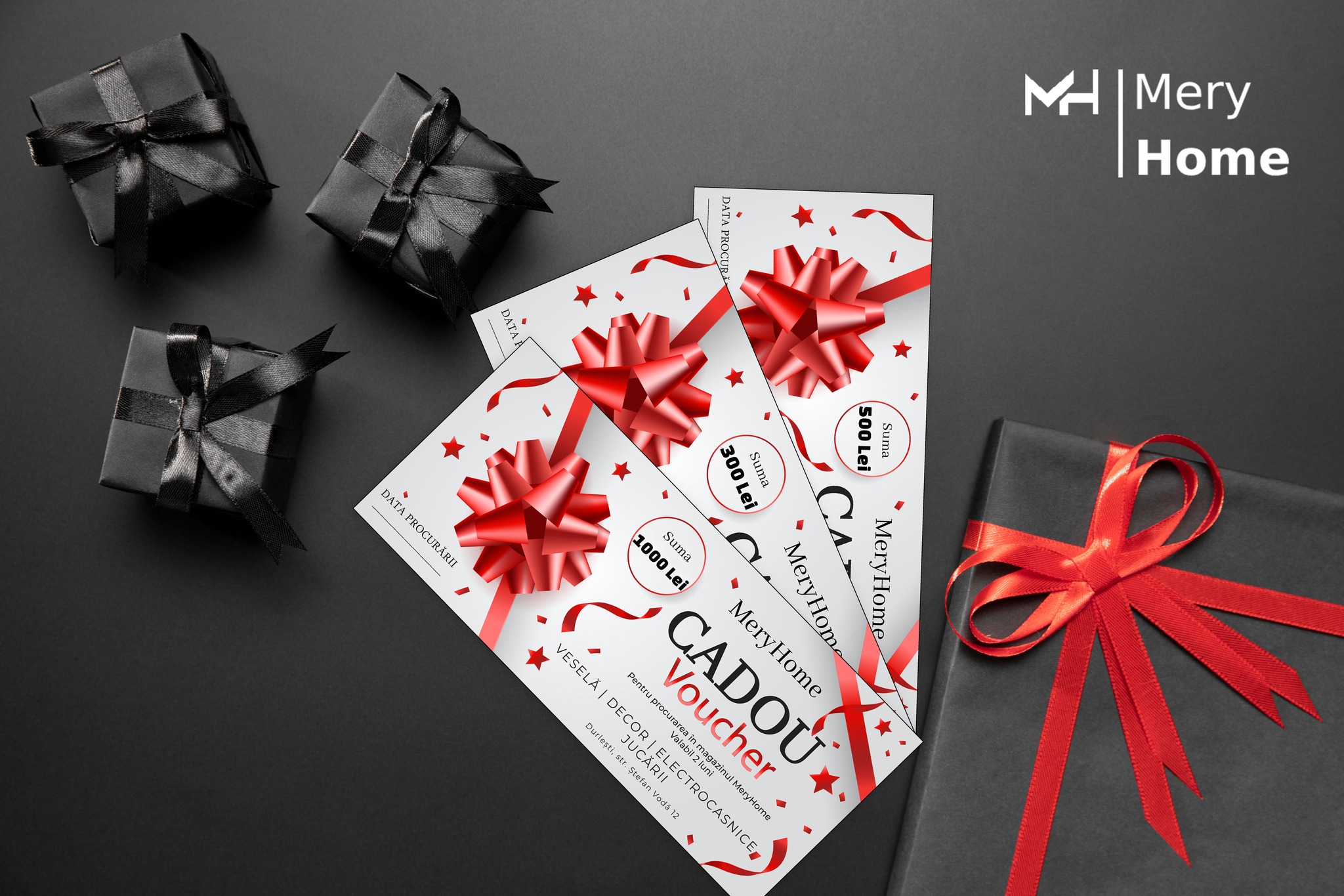 Voucher cadou MeryHome 300 lei – Surpriza perfectă pentru orice ocazie
