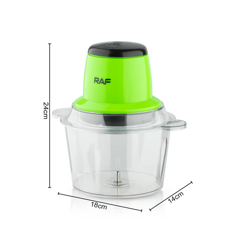 Tocator Electric RAF 600W, 2L – Pentru Tocat și Mărunțit Ușor și Rapid