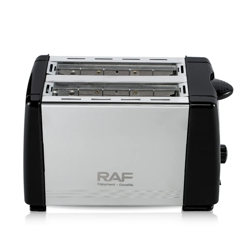 Toaster RAF cu 2 Fante, 650W, Design din Oțel Inoxidabil, Rapid și Ușor de Curățat, Ideal pentru Mic Dejun