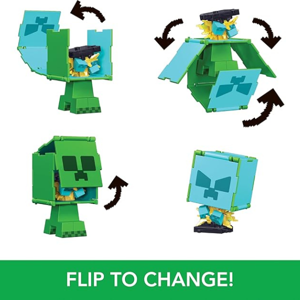 Minecraft Flippin’ Figs – Figurine de Colecție 2 în 1 (assortment)
