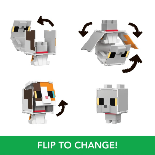 Minecraft Flippin’ Figs – Figurine de Colecție 2 în 1 (assortment)