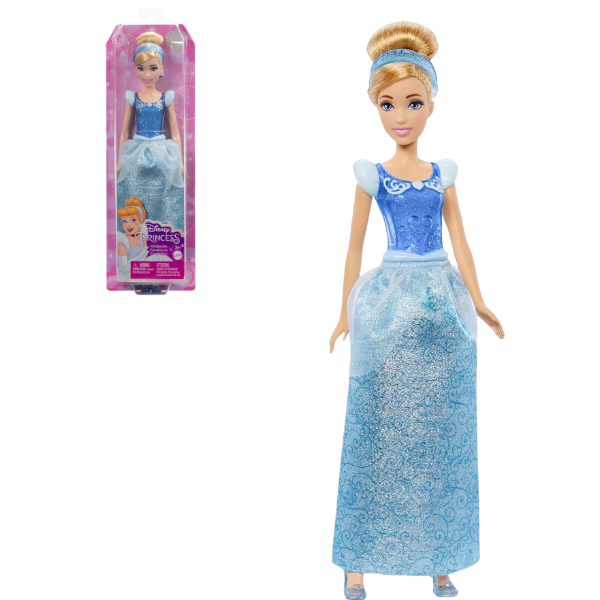 Păpușa Disney Princess Cenușăreasa – Ținută Strălucitoare și Accesorii Magice