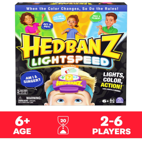 Joc de masă „Hedbanz Lightspeed” – Versiunea interactivă cu lumină