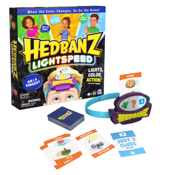 Joc de masă „Hedbanz Lightspeed” – Versiunea interactivă cu lumină