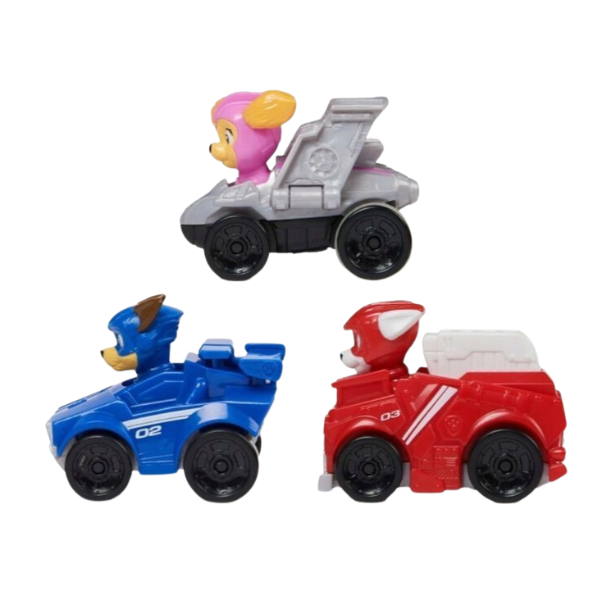 Set mini-vehicule „Patrula Cățelușilor” – 3 nave spațiale cu figurine