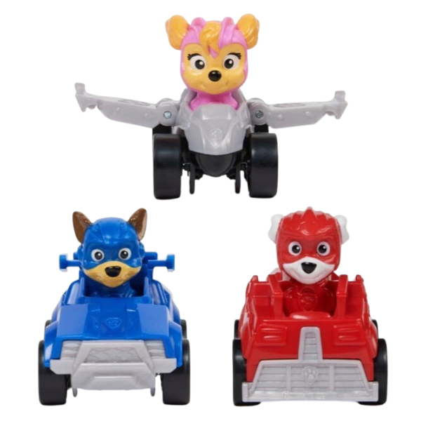Set mini-vehicule „Patrula Cățelușilor” – 3 nave spațiale cu figurine