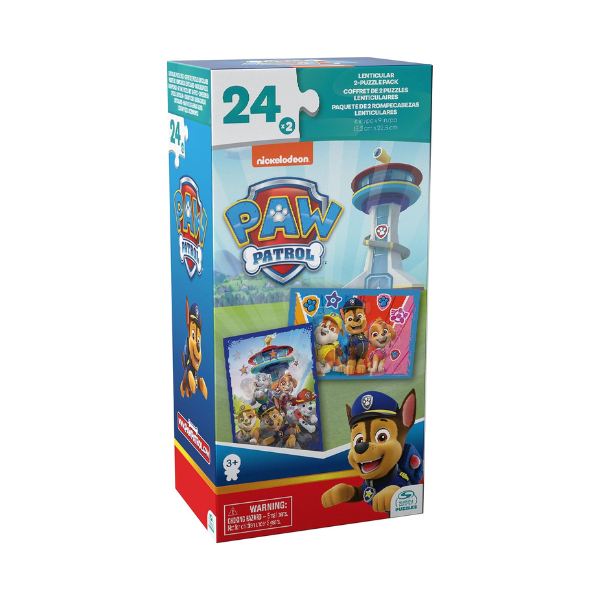 Seria de puzzle-uri „Patrula cățelușilor”, 2 în 1, 24 de piese