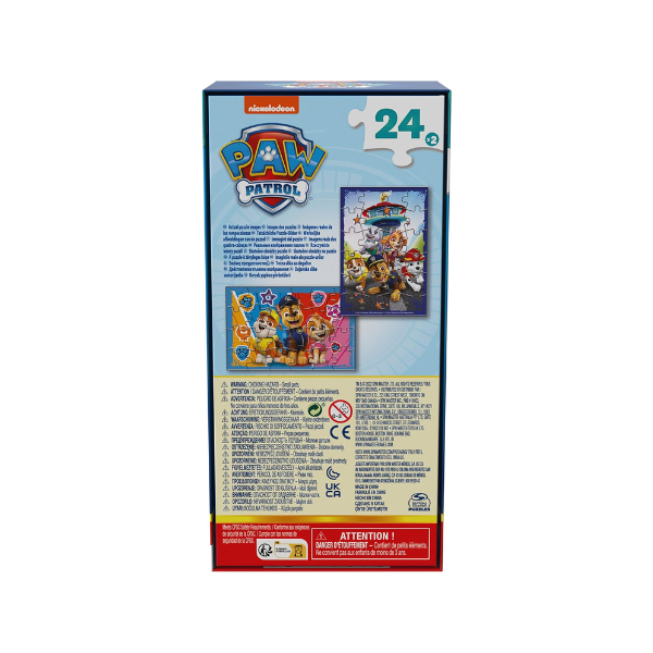 Seria de puzzle-uri „Patrula cățelușilor”, 2 în 1, 24 de piese