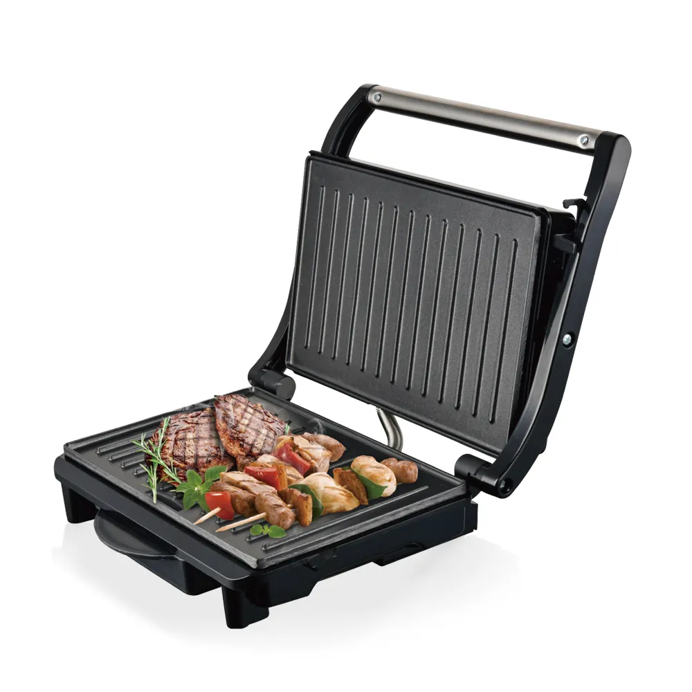 Sandwich Maker și Grill Electric RAF R.569 – 800W cu Acoperire Antiaderentă și Control al Temperaturii