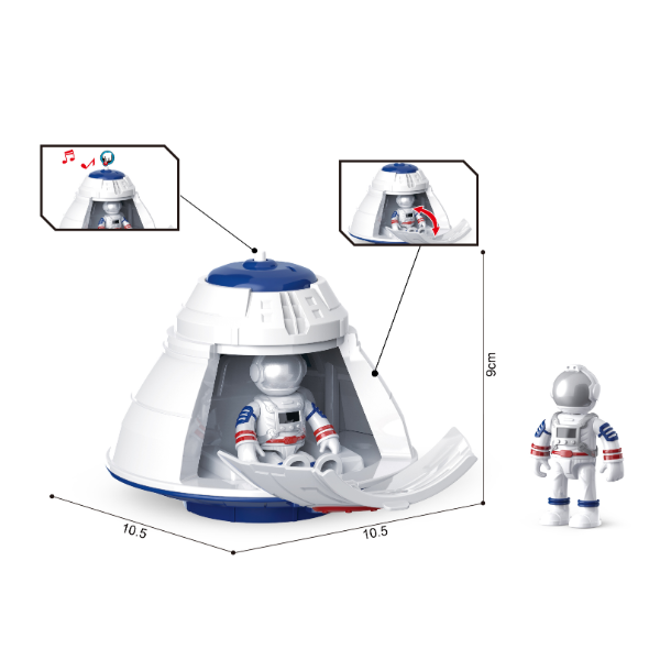 Игрушечная Космическая Капсула «Pioneer» с Эффектами Света и Звука – Космические Приключения для Детей